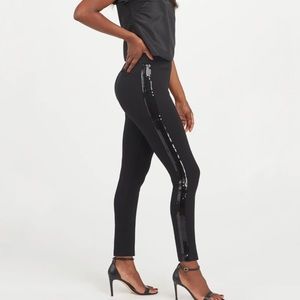 SPANX Brand new Ponte skinny with sequin trim
